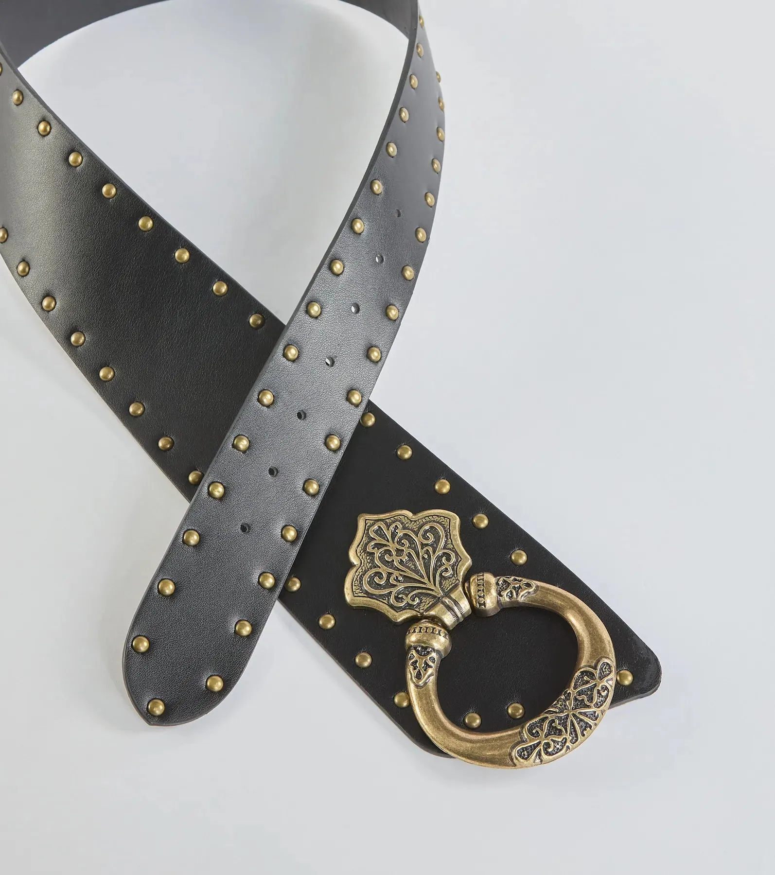 Trendy Flair Studded Faux Leather Belt sold by Windsor product image thumbnail 2