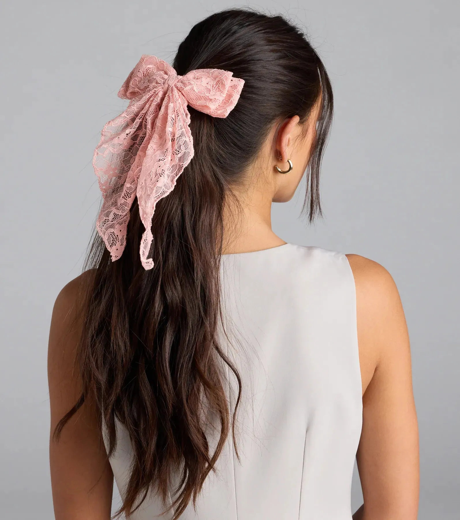 So Cutesy Long Lace Hair Bow sold by Windsor product image thumbnail 2