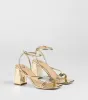Get That Glow Metallic Block Heels sold by Windsor