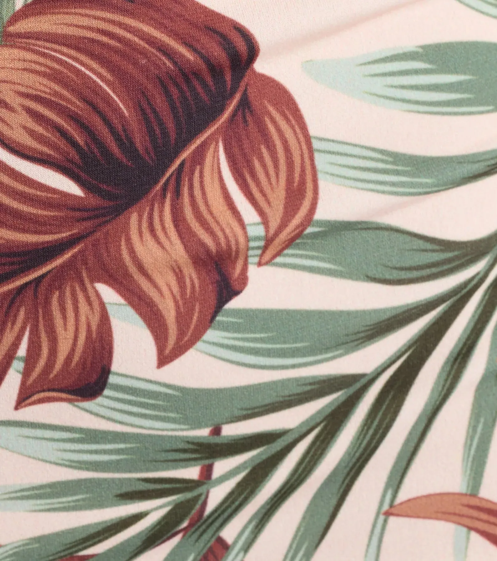 Vacay Mood Tropical Print Halter Cutout Jumpsuit sold by Windsor product image thumbnail 4