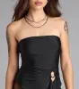 Alluring Muse Cutout Tube Top sold by Windsor