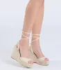 Chase The Sun Lace-Up Espadrille Wedges sold by Windsor