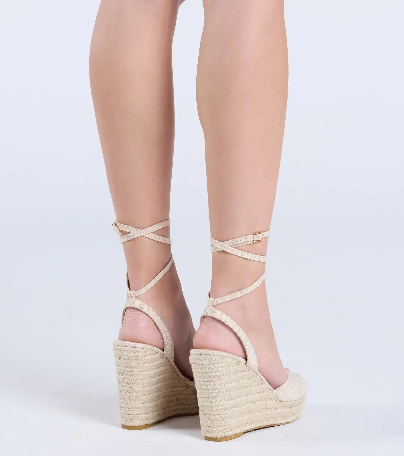 Chase The Sun Lace-Up Espadrille Wedges sold by Windsor product image thumbnail 3