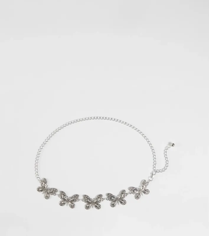 Trendy Aura Butterfly Chain Belt sold by Windsor