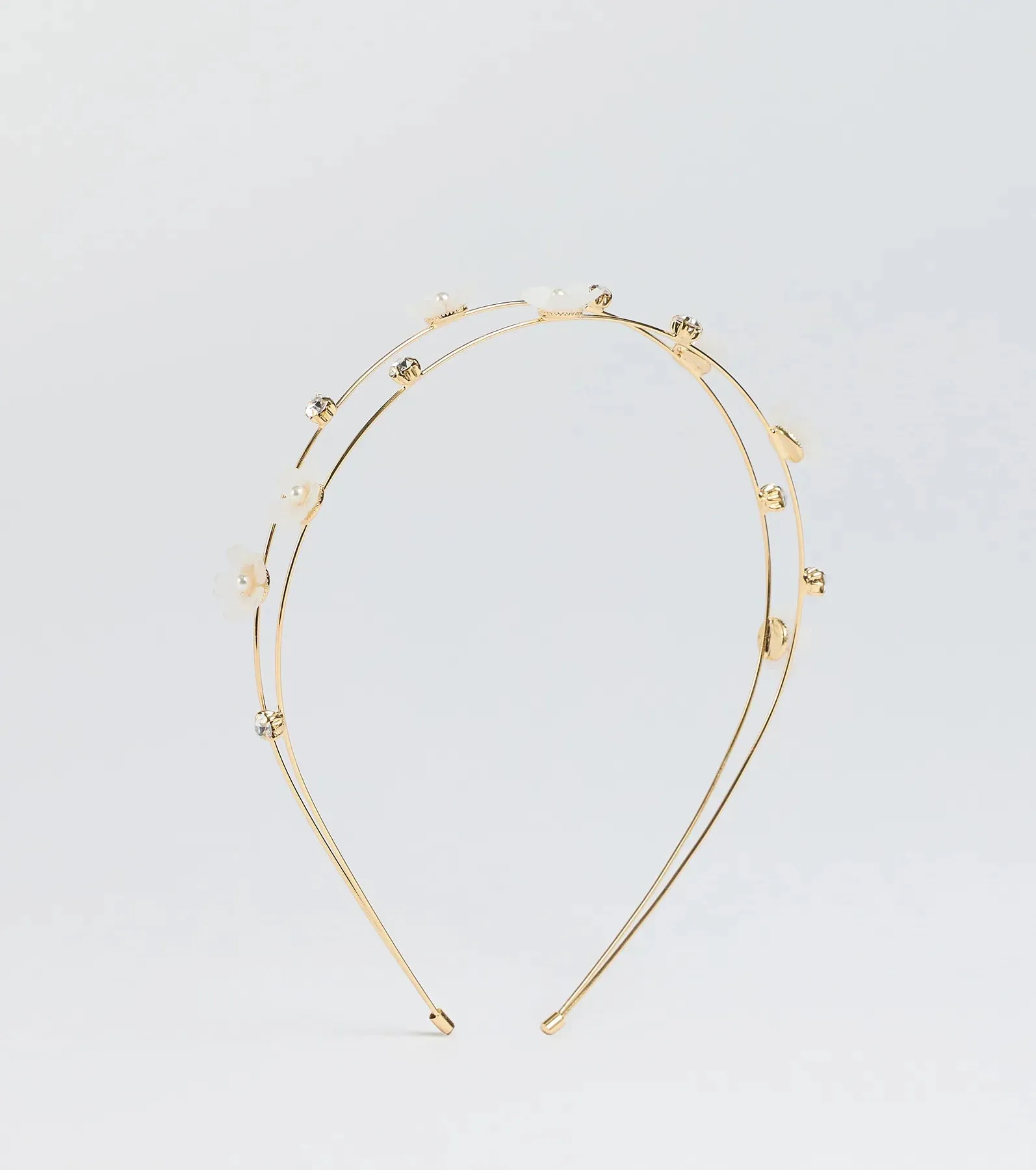 Ethereal Glam Rhinestone Flower Headband sold by Windsor