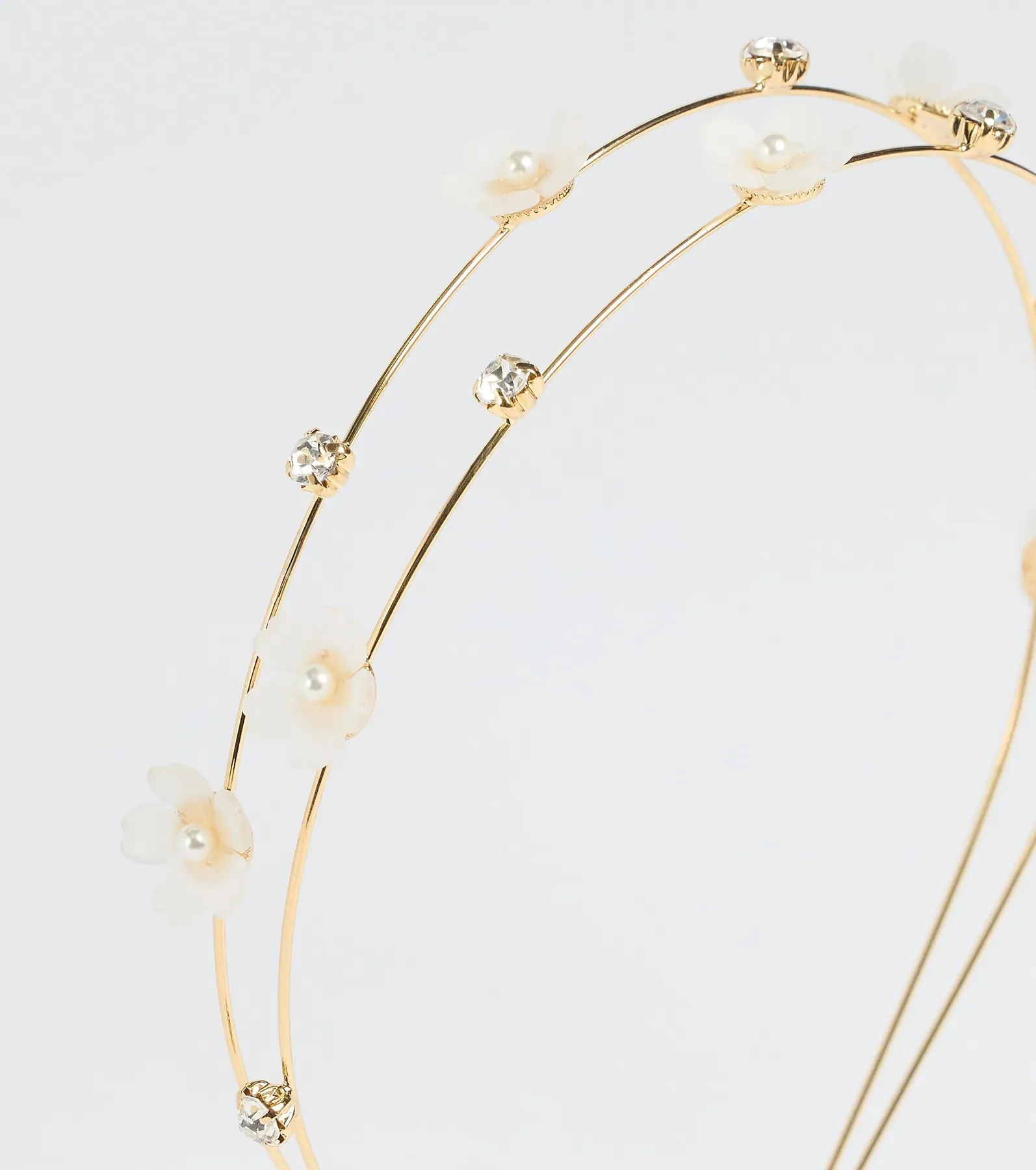 Ethereal Glam Rhinestone Flower Headband sold by Windsor product image thumbnail 2