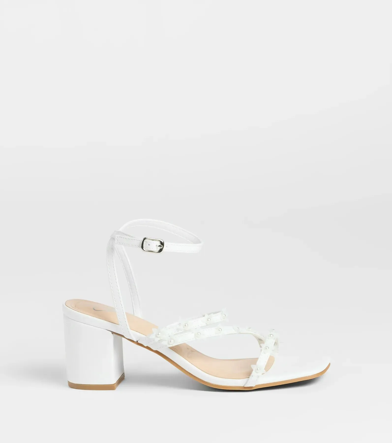 Chic Bloom Flower Strappy Block Heels sold by Windsor product image thumbnail 2