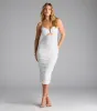 Simply A Statement Cutout Bodycon Midi Dress sold by Windsor