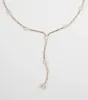 Luxe Aura Cubic Zirconia Lariat Necklace sold by Windsor
