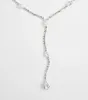 Luxe Aura Cubic Zirconia Lariat Necklace sold by Windsor