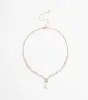 Chic Elegance Rhinestone And Pearl Necklace sold by Windsor