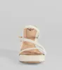 Party Ready Strappy Platform Block Heels sold by Windsor