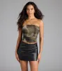Elevated Effect Abstract Tube Top sold by Windsor