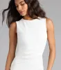 Chic Day Crew Neck Bodycon Crepe Mini Dress sold by Windsor