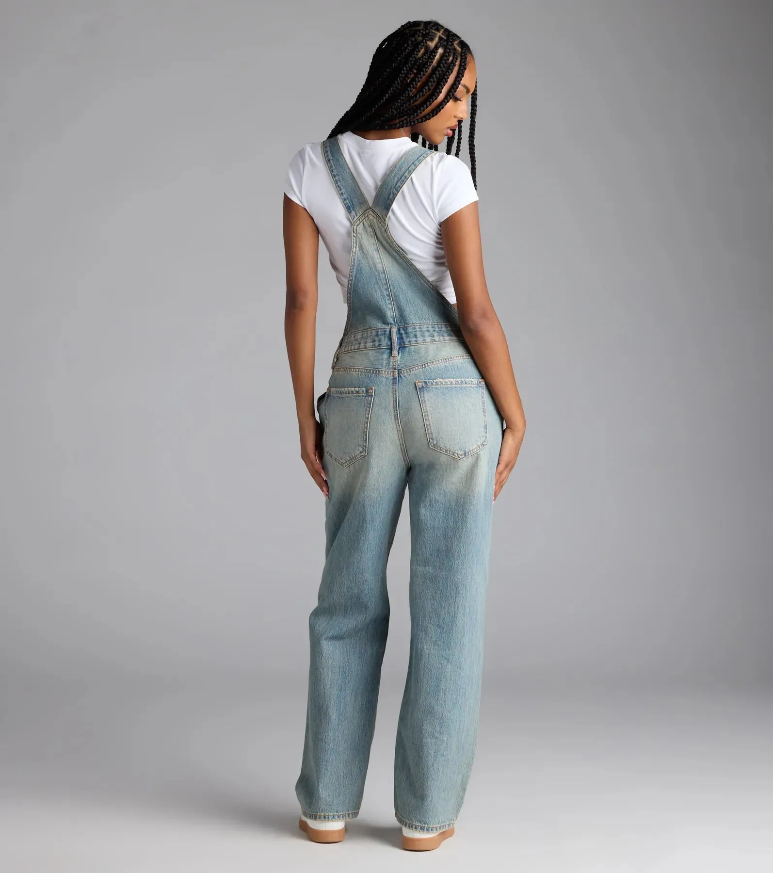 Casual Babe Tinted Denim Overalls sold by Windsor product image thumbnail 3