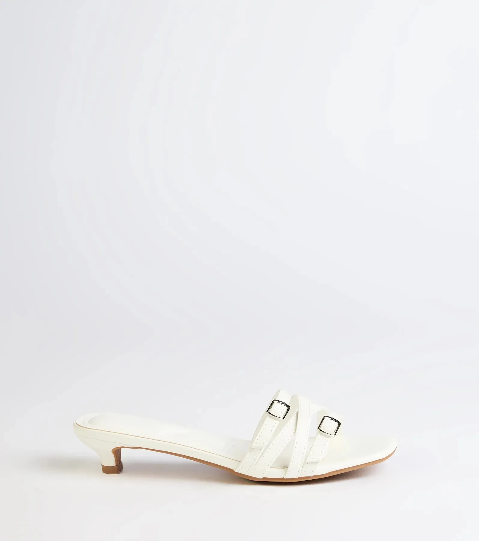 Trendy Steps Buckle Strap Kitten Heel Mules sold by Windsor product image thumbnail 2