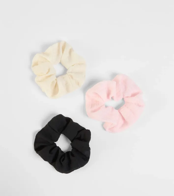 Cute Essentials Scrunchie Three Pack Set sold by Windsor