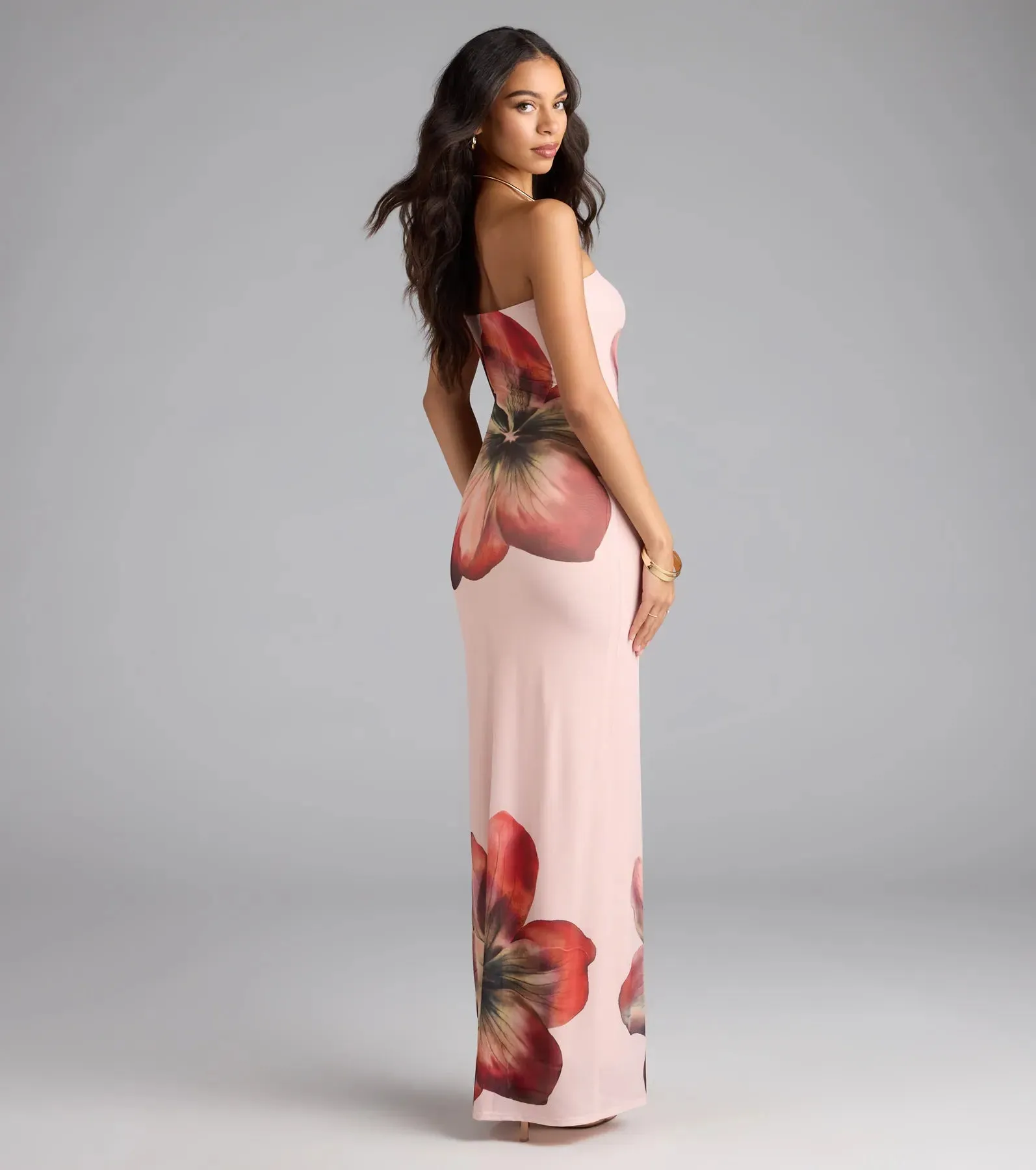 Bold Beauty Floral Maxi Dress sold by Windsor product image thumbnail 2
