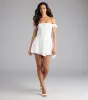 Sweet And Sultry Corset Lace Skater Dress sold by Windsor