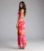 Island Time Tropical Floral Mesh Maxi Dress sold by Windsor