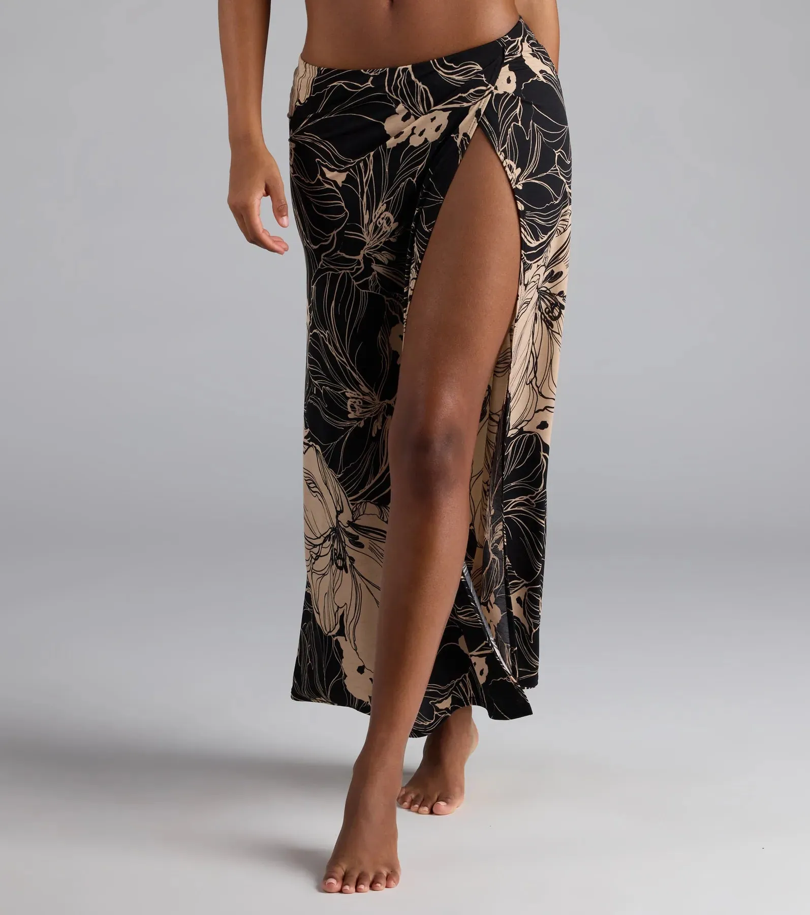 Under The Sun Tropical Slit Maxi Skirt sold by Windsor product image thumbnail 3