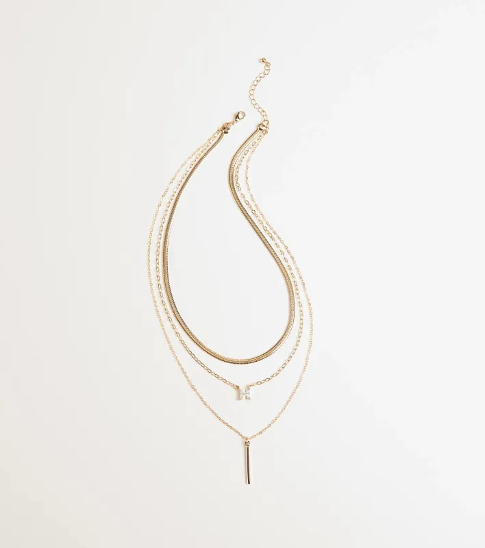 Glittering Dream Layered Necklace sold by Windsor