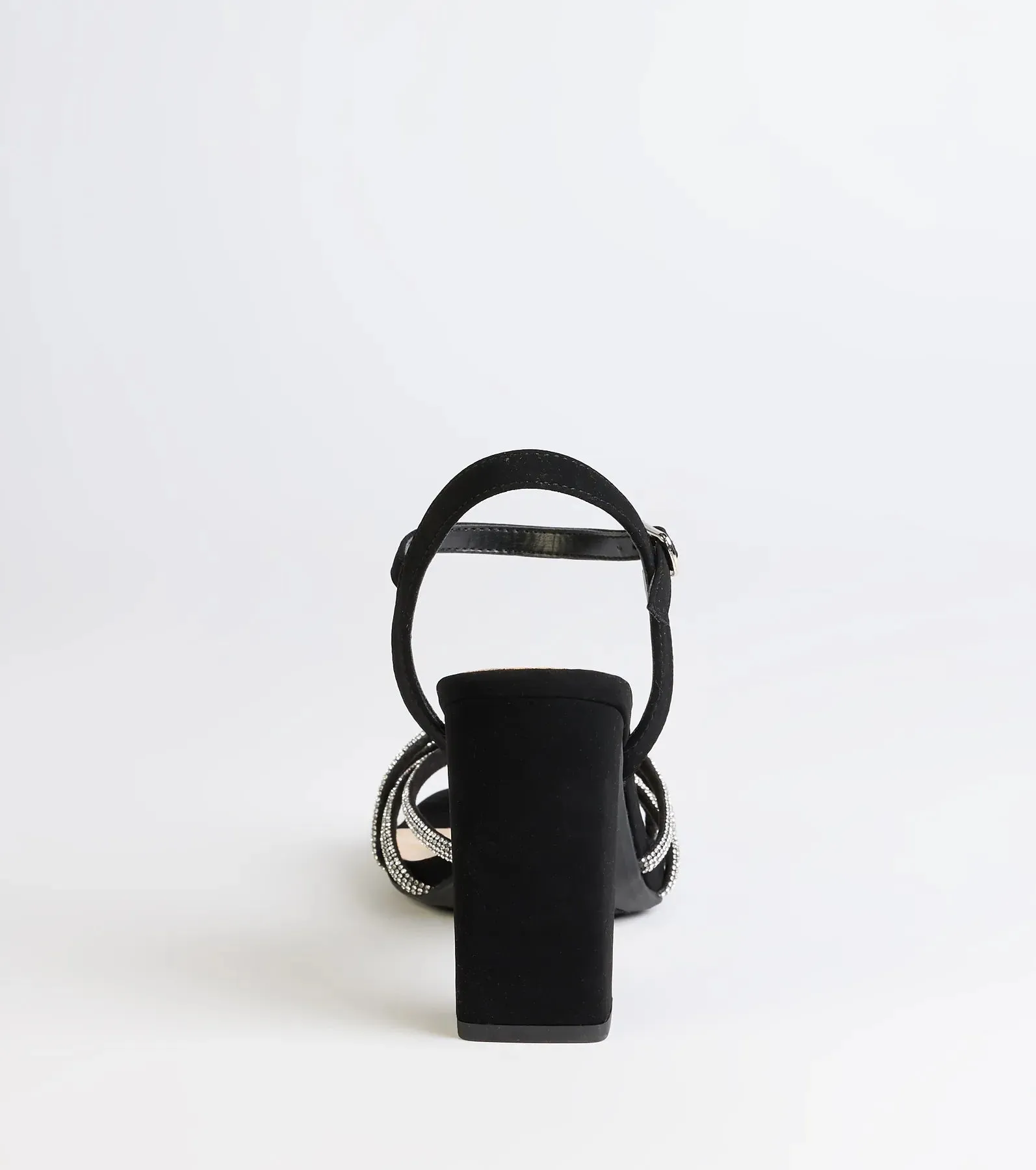 Classic Sparkle Rhinestone Strappy Block Heels sold by Windsor product image thumbnail 4