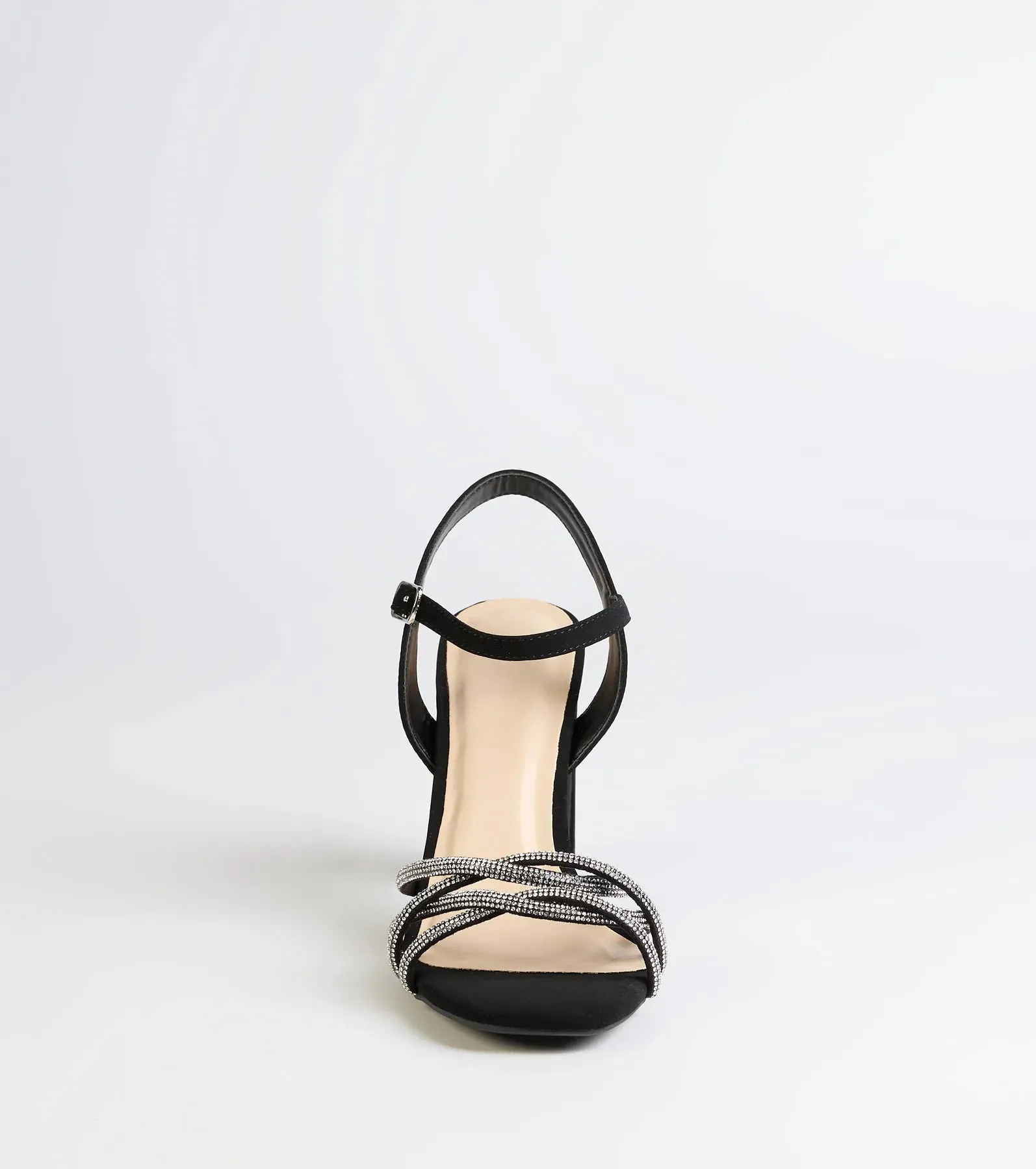 Classic Sparkle Rhinestone Strappy Block Heels sold by Windsor product image thumbnail 3