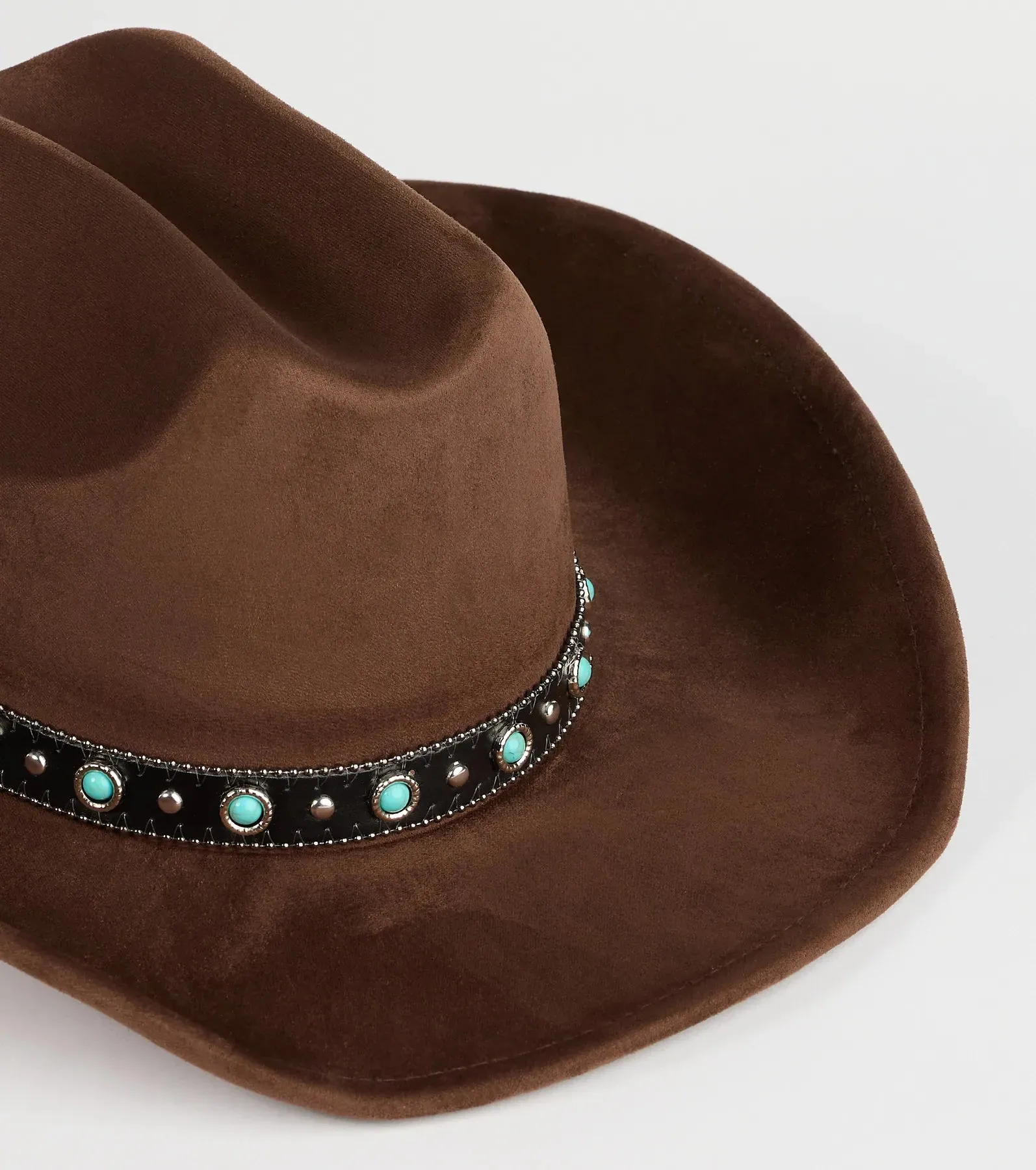Country Babe Faux Suede Cowboy Hat sold by Windsor product image thumbnail 2