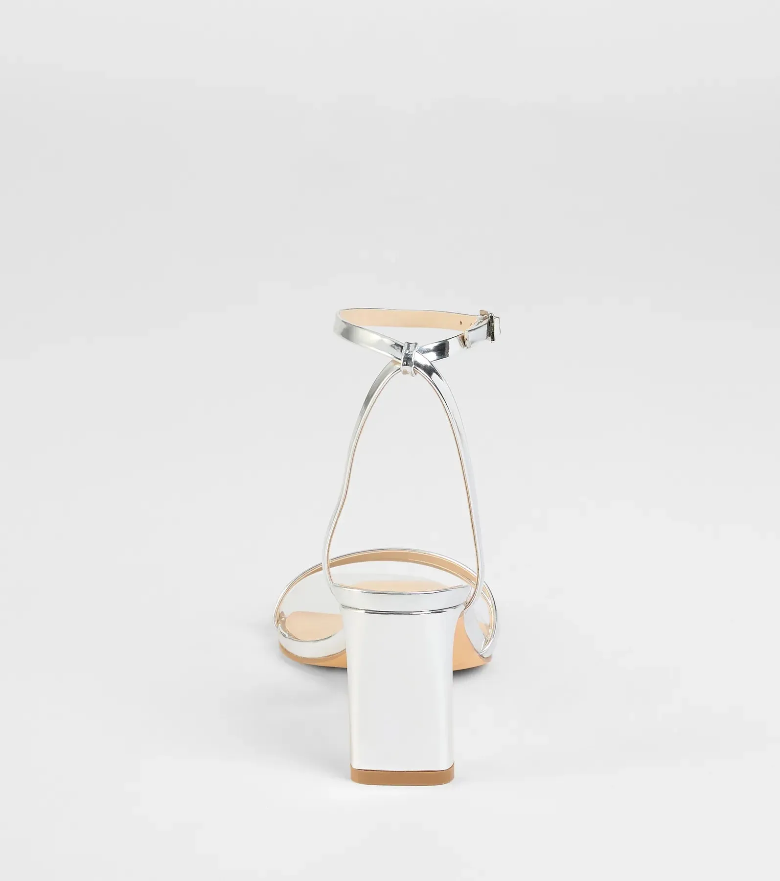 So Obsessed Metallic Strappy Block Heels sold by Windsor product image thumbnail 4