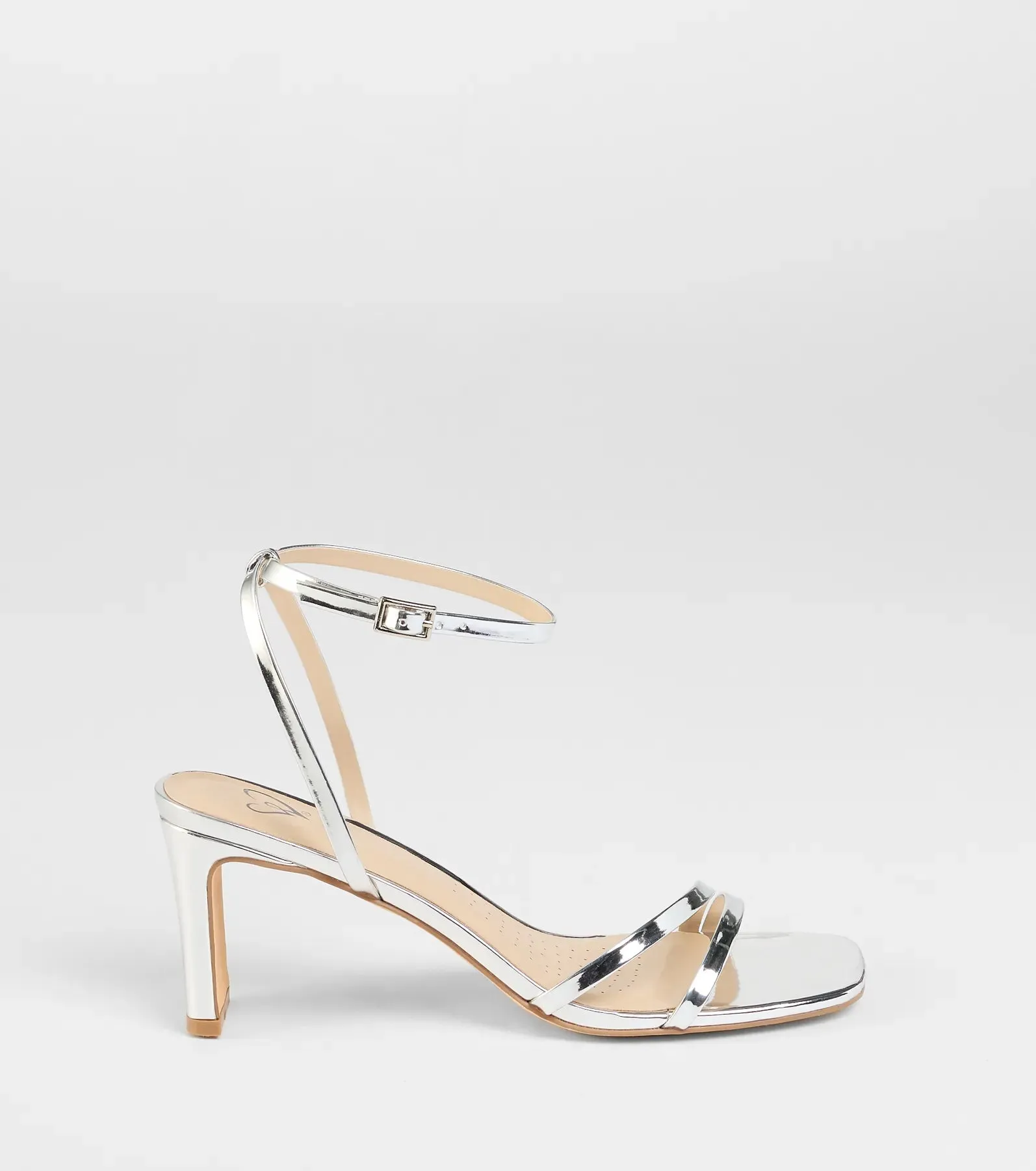 So Obsessed Metallic Strappy Block Heels sold by Windsor product image thumbnail 2