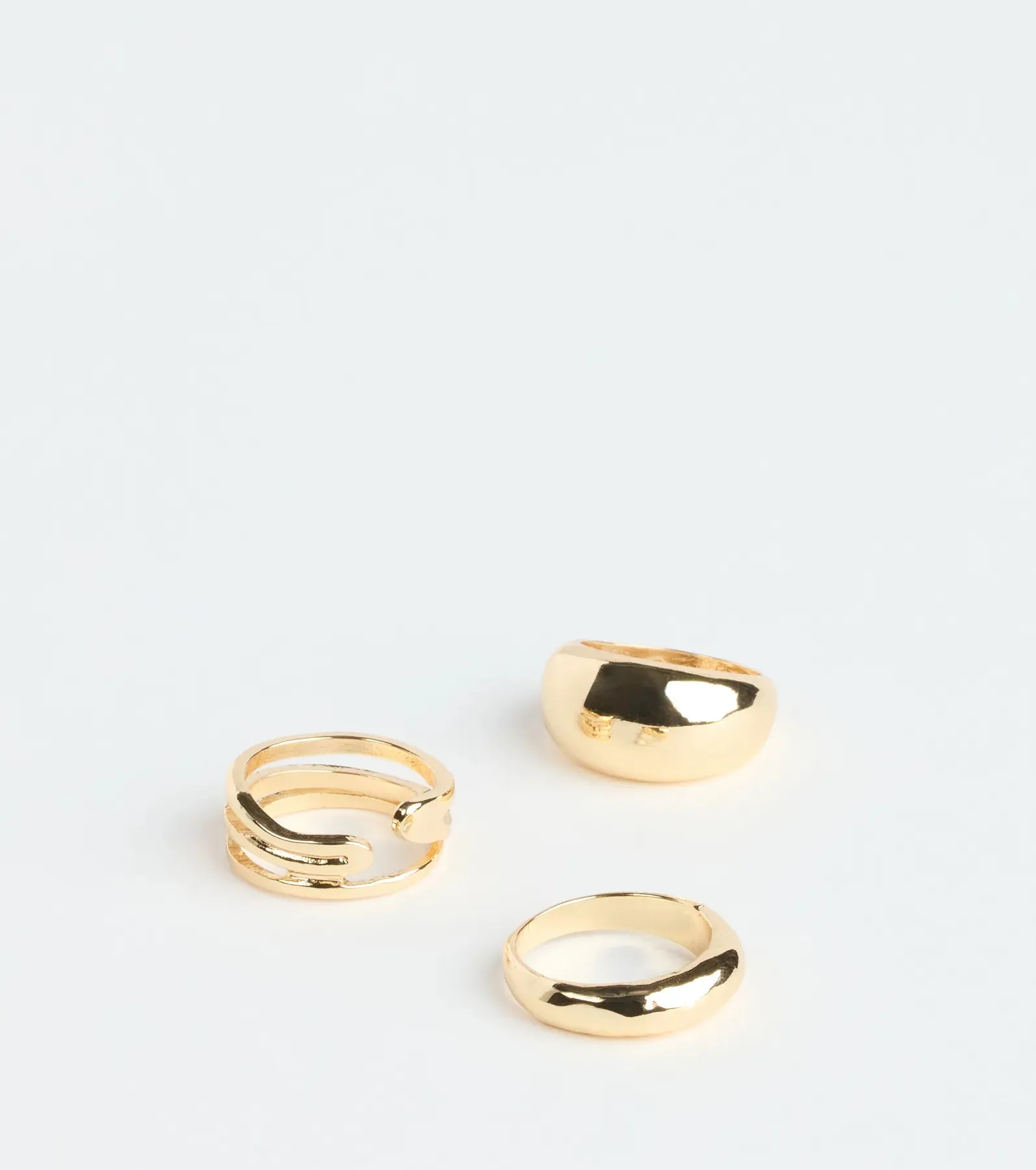 Sleek Statement Ring Set sold by Windsor