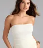 Seashell Cove Strappy Back Crochet Mini Dress sold by Windsor