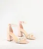 Chic Stride Rhinestone And Pearl Block Heels sold by Windsor