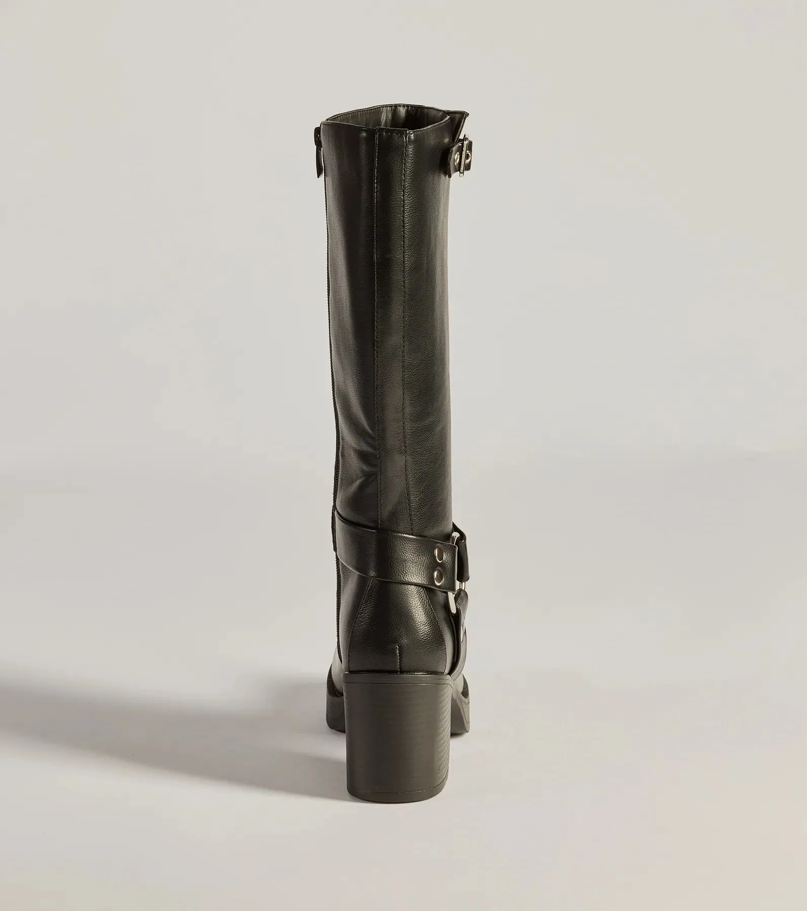 Sleek Strut Under-The-Knee Moto Boots sold by Windsor product image thumbnail 4