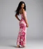 Vacay Muse Floral Mesh Maxi Dress sold by Windsor