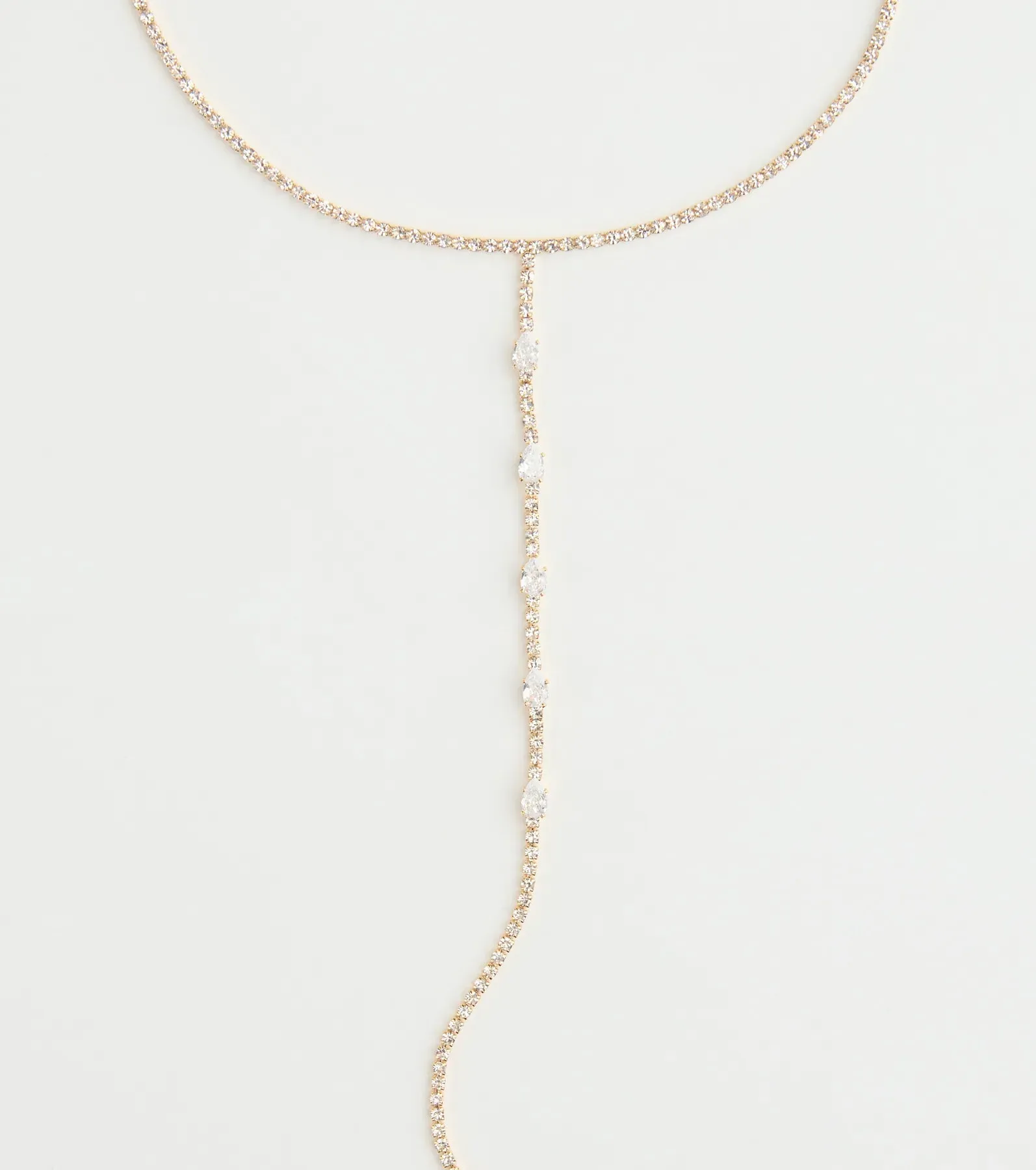 Glam Allure Cubic Zirconia Long Lariat Necklace sold by Windsor product image thumbnail 2