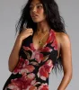 Gorgeous Soul Floral Halter Bodycon Maxi Dress sold by Windsor