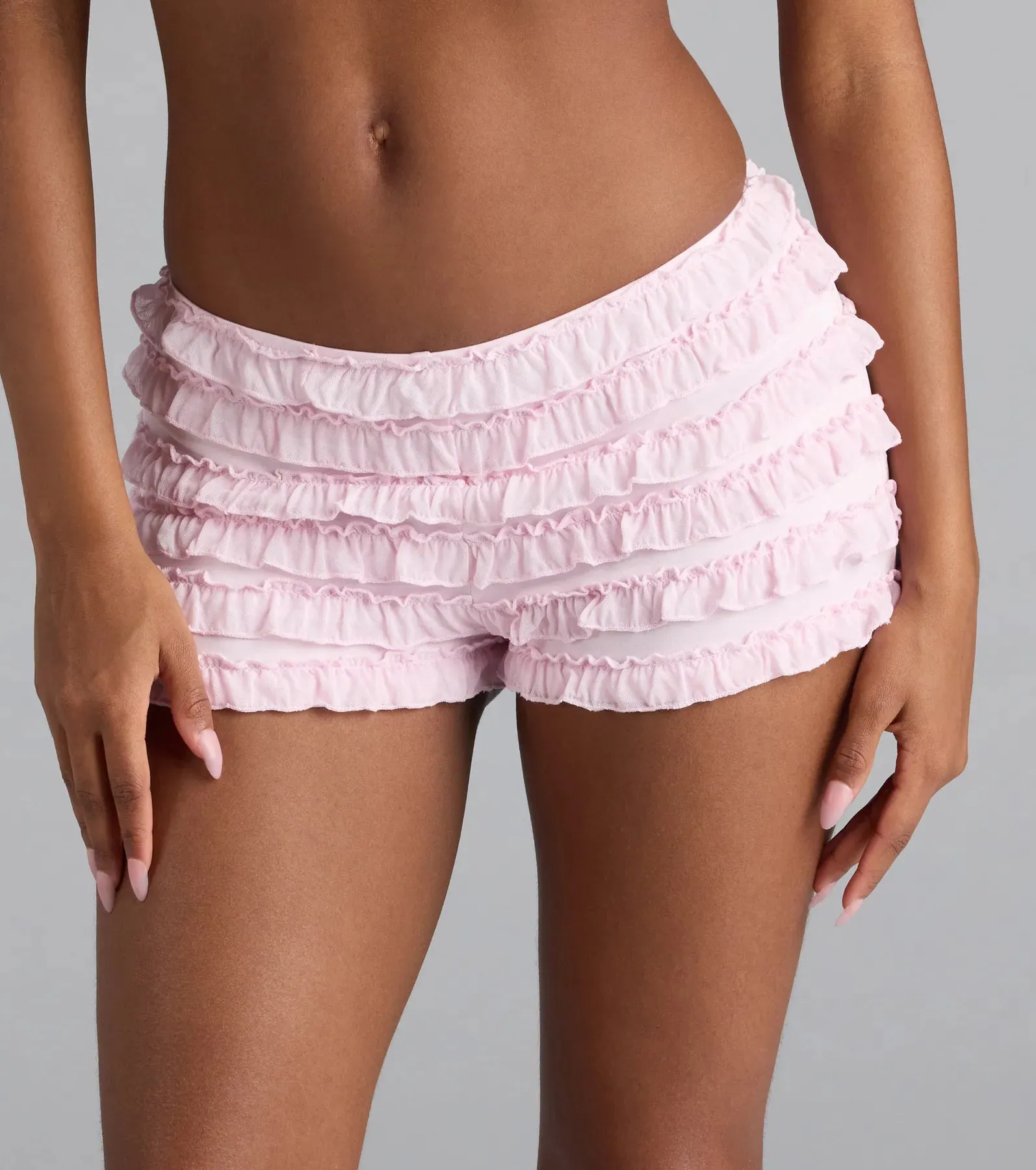 Summer Spice Low-Rise Ruffle Hot Shorts sold by Windsor product image thumbnail 3
