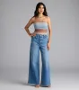 Artsy Allure Abstract Print Mesh Tube Top sold by Windsor