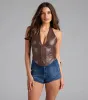 Undeniable Flair Halter Corset Top sold by Windsor