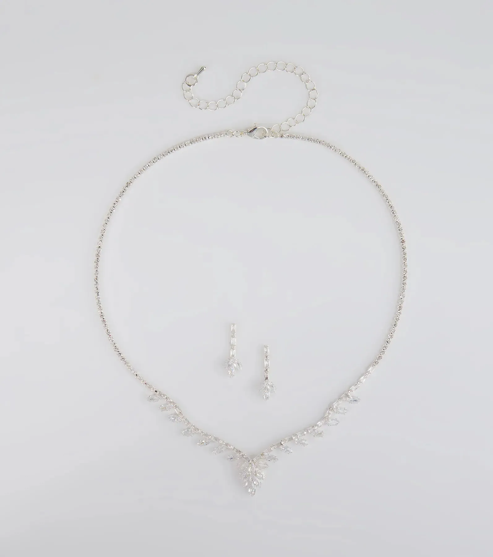 Dazzling Match Necklace And Earrings Set sold by Windsor