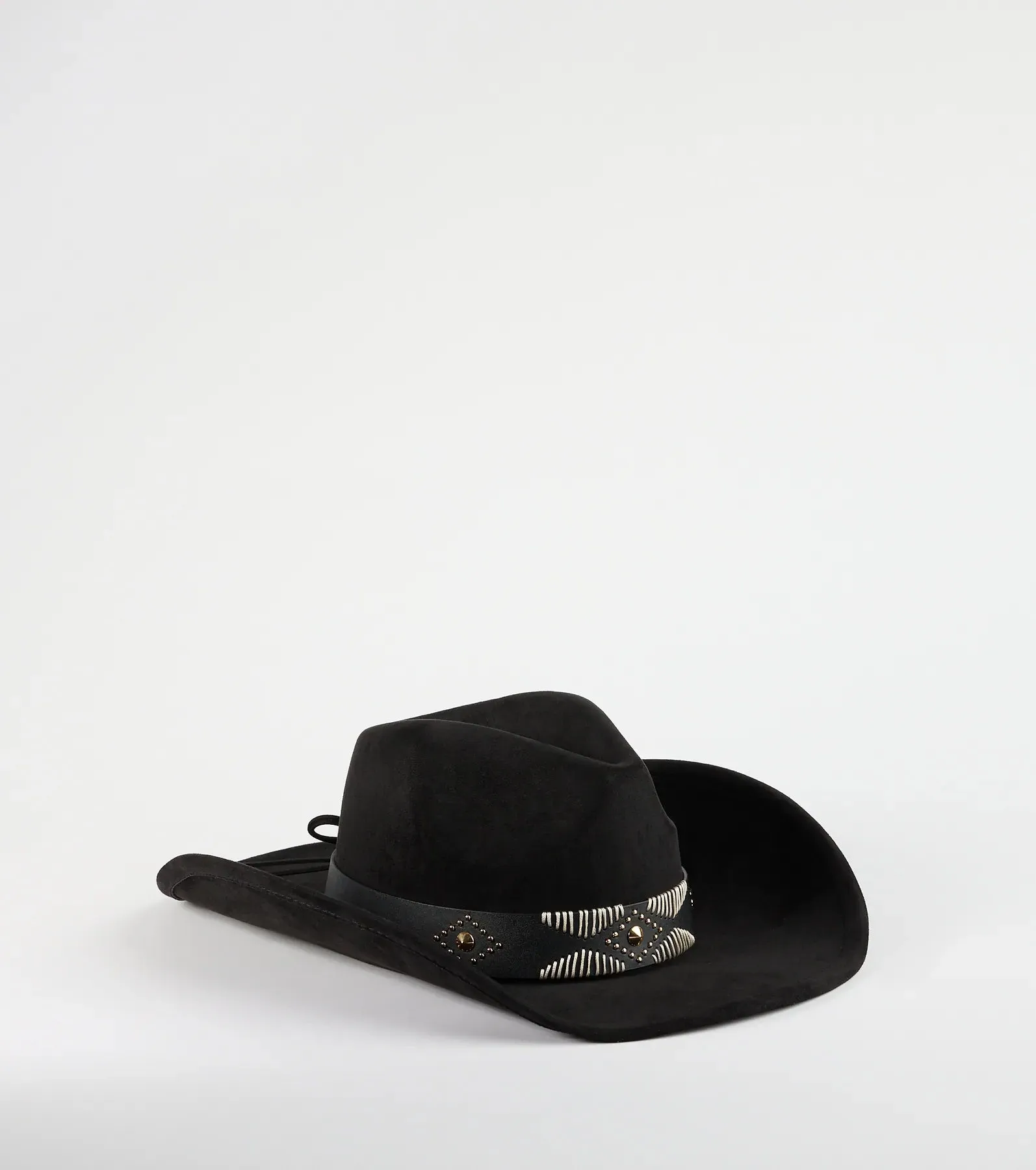 Western Adventure Faux Suede Cowboy Hat sold by Windsor product image thumbnail 4