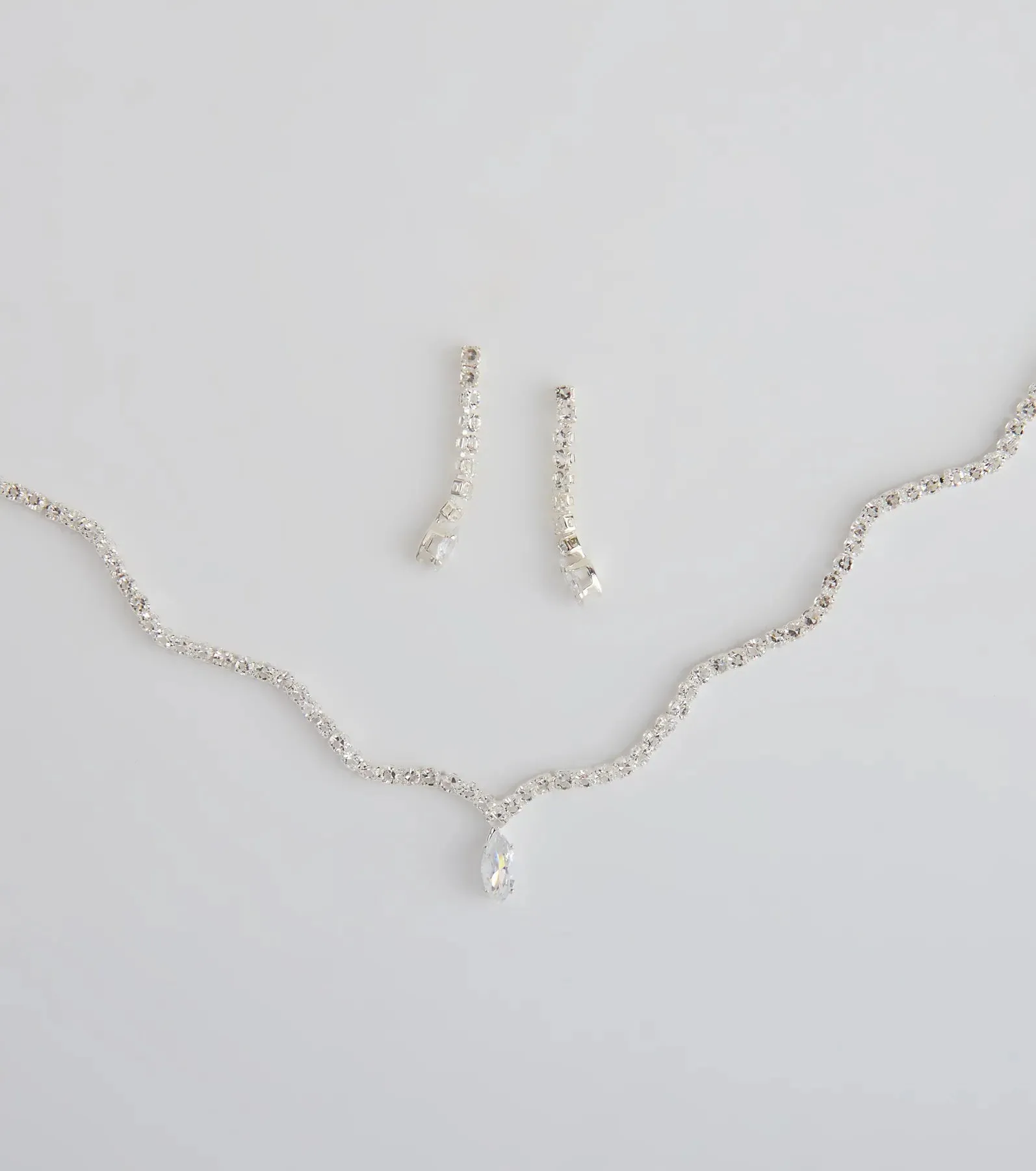 Major Gem Necklace And Earrings Set sold by Windsor product image thumbnail 2