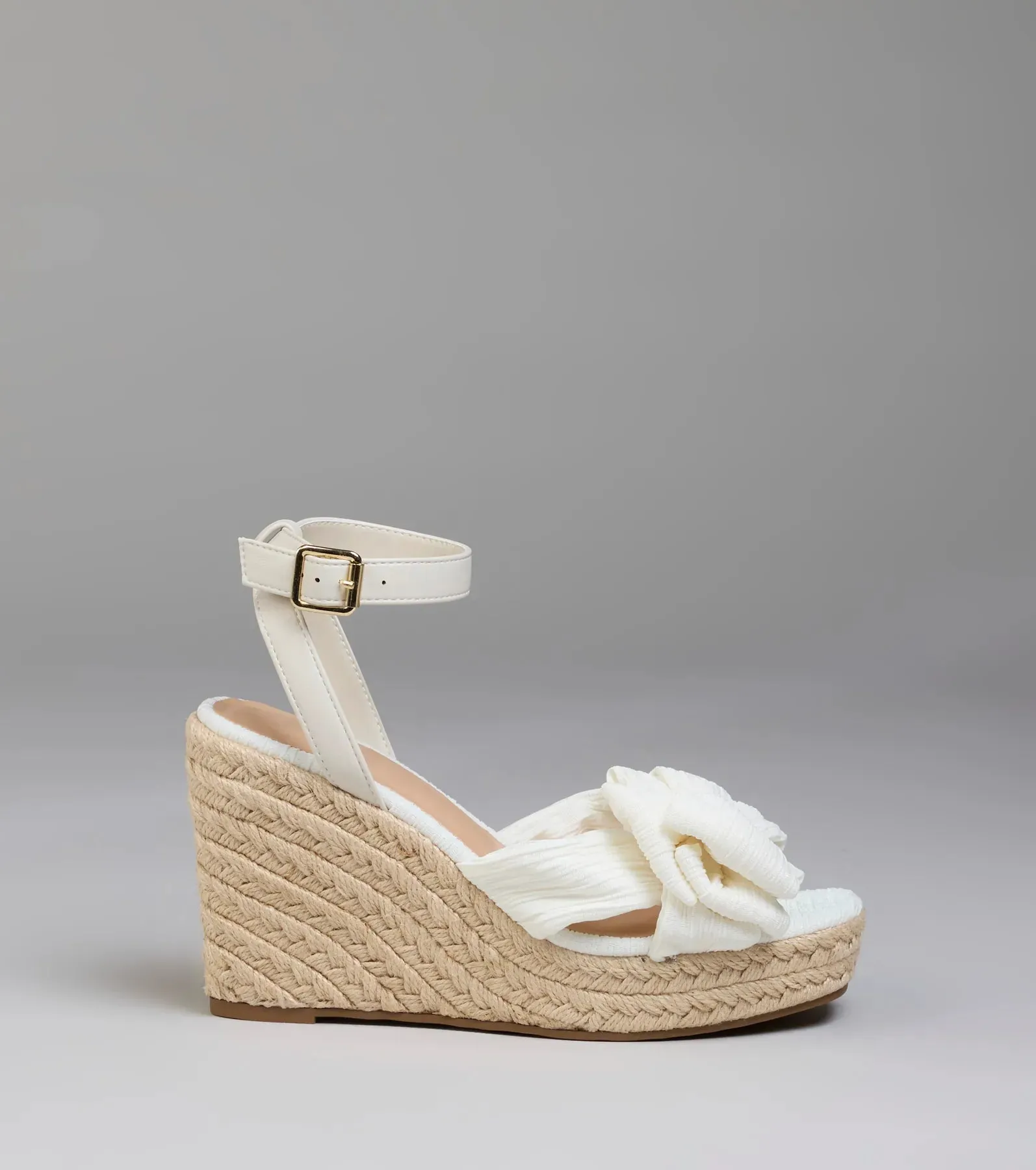 Sunny Day Plans Bow Espadrille Wedges sold by Windsor product image thumbnail 2