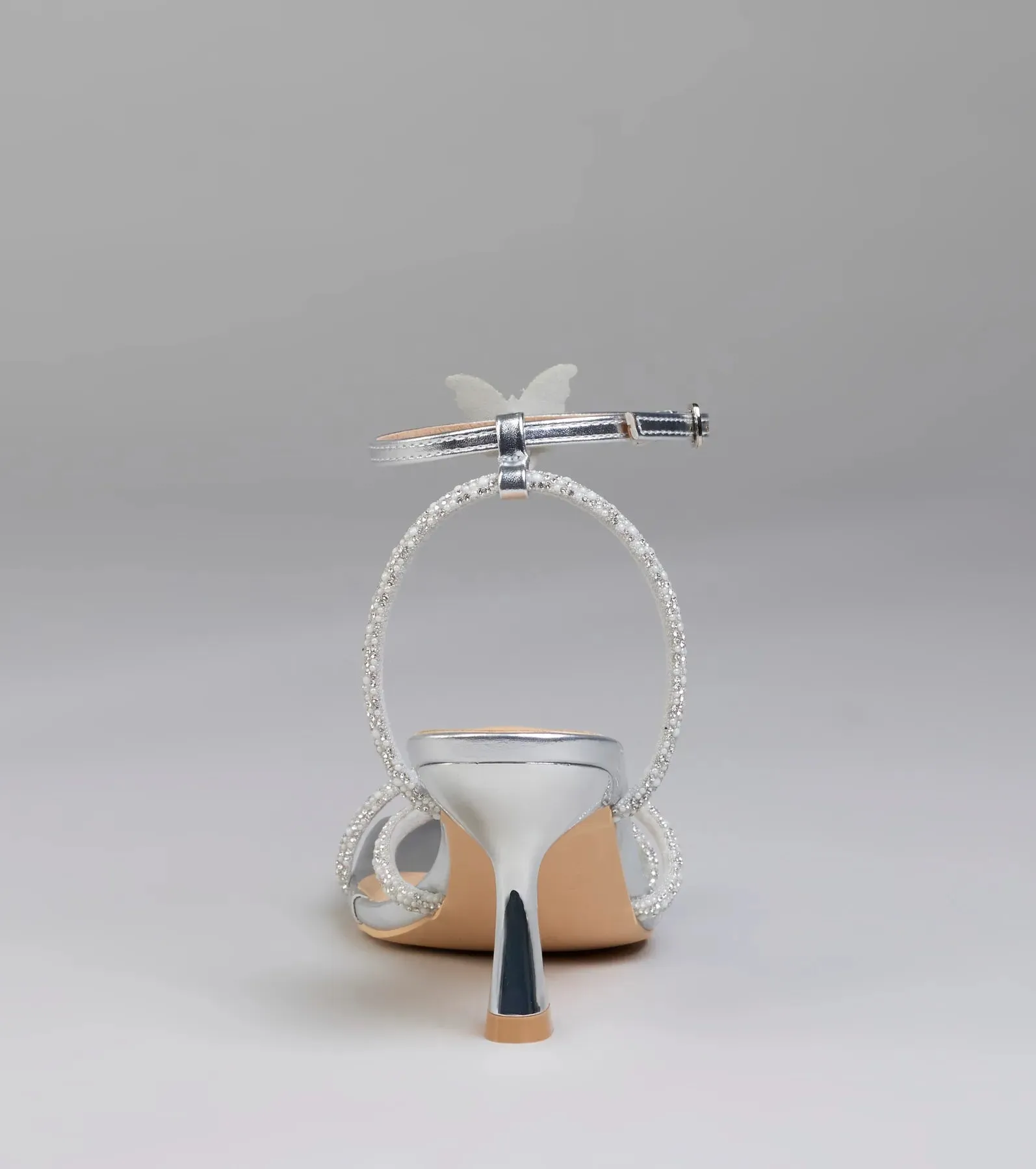 Fab Icon Butterfly Rhinestone Stiletto Heels sold by Windsor product image thumbnail 4