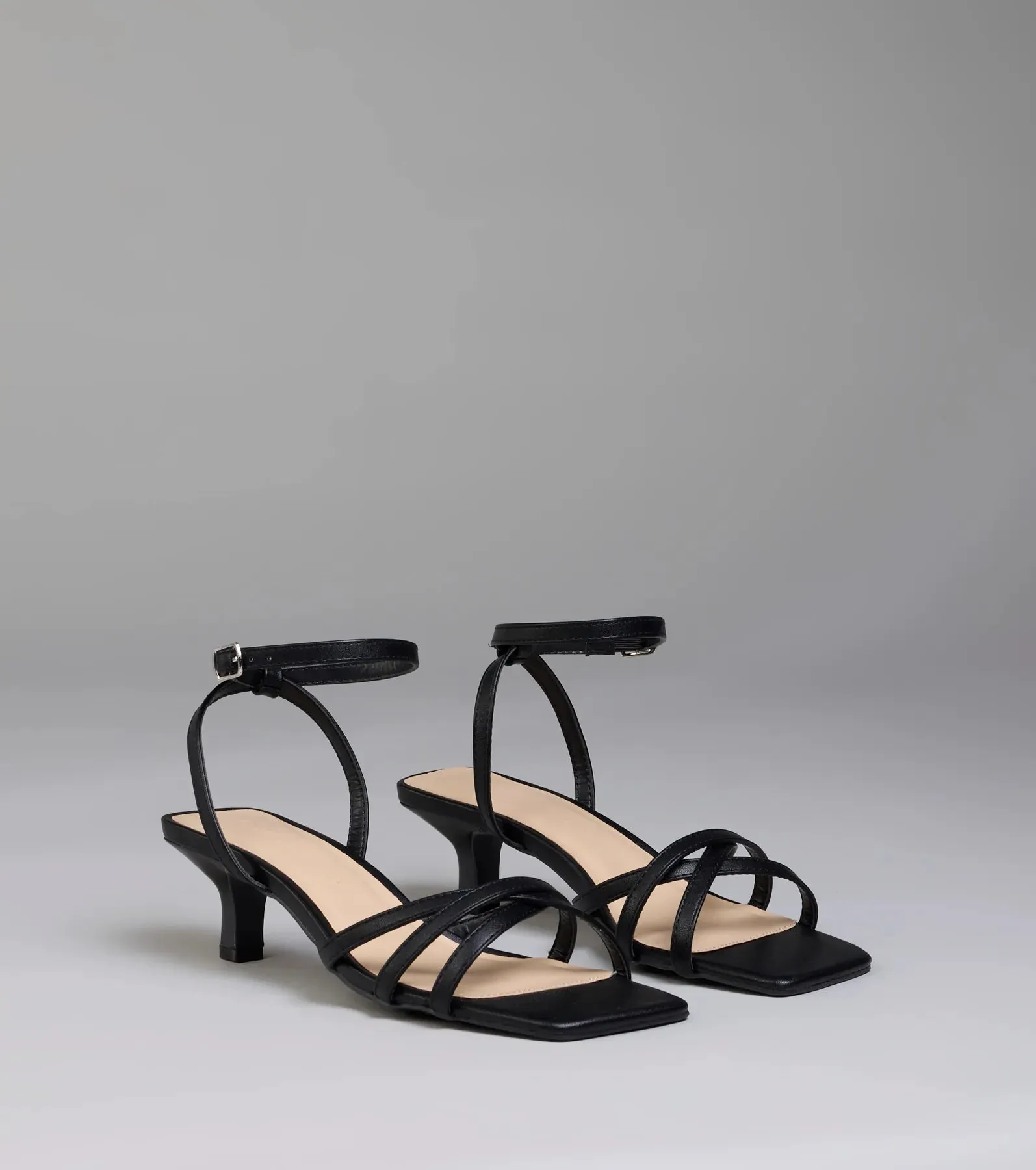 Chic And Ready Strappy Kitten Heels sold by Windsor