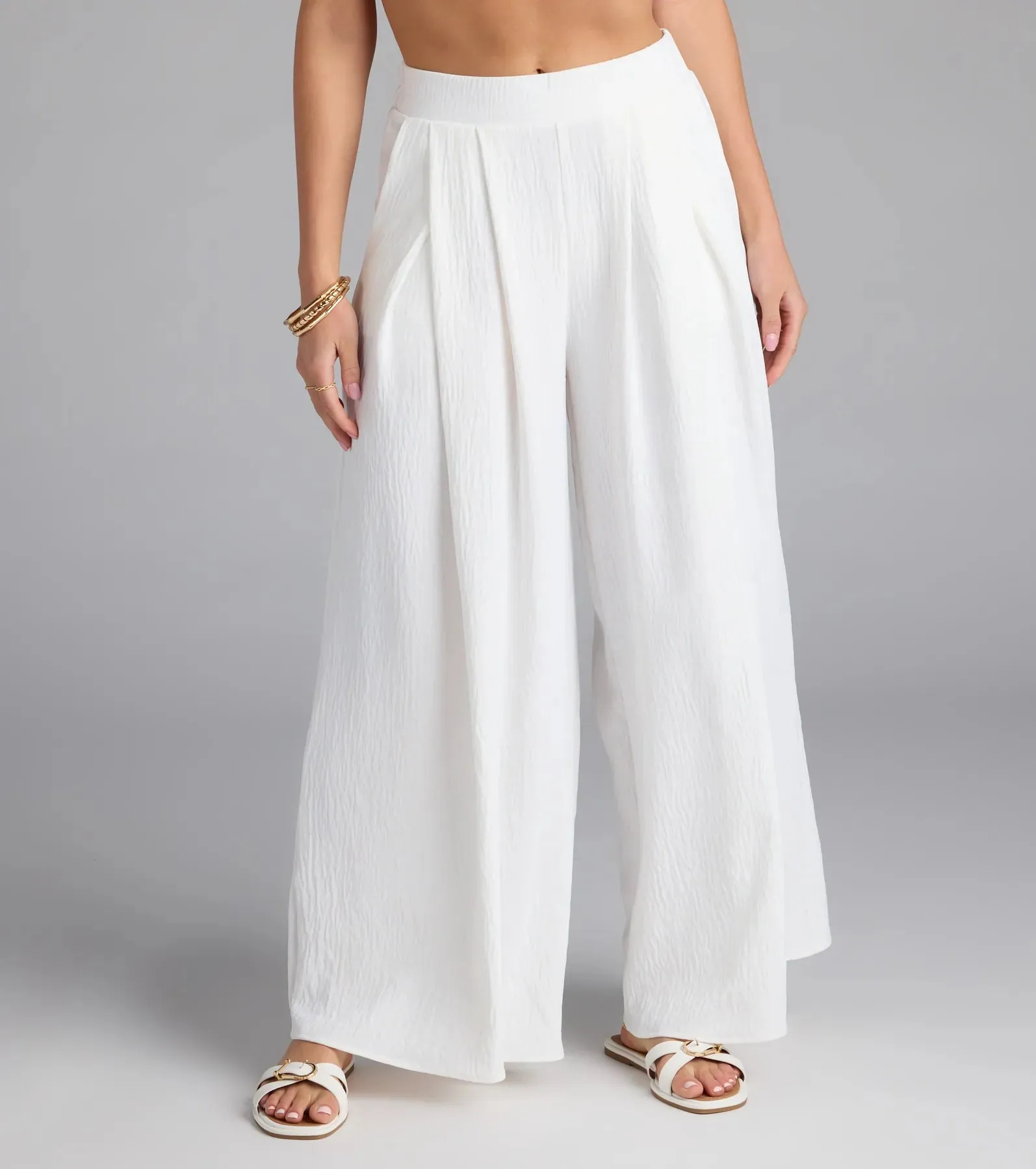 Weekend Vibes Wide-Leg Palazzo Pants sold by Windsor product image thumbnail 4