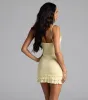 Stunning Always Bodycon Ruffle Mini Dress sold by Windsor
