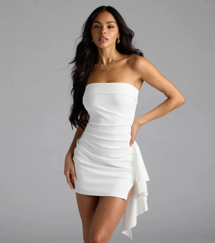 Dramatic Allure Bodycon Mini Dress sold by Windsor